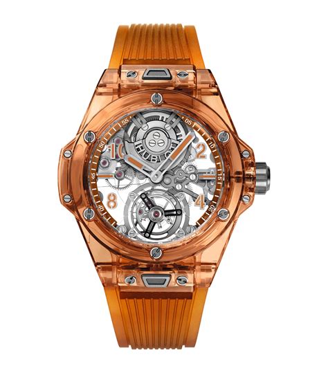 hublot orange strap watch|Hublot watch strap online.